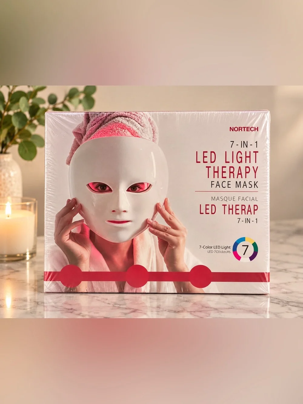 Nortech 7-in-1 LED Light Therapy Face Mask – NEW